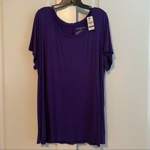 LAST CALL🚨 Lane Bryant Purple Scoopneck 18/20 NWT